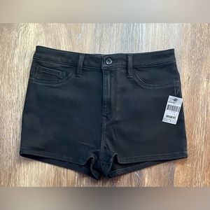 NWT MAVI YENI SHORT SHORTS SIZE 27 IN BLACK
